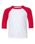 BELLA + CANVAS 3200T White/ Red front