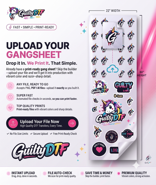 Upload Your Gang Sheet