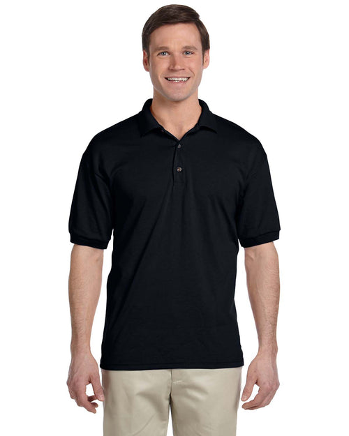 Gildan 8800 DryBlend Jersey Polo — Black